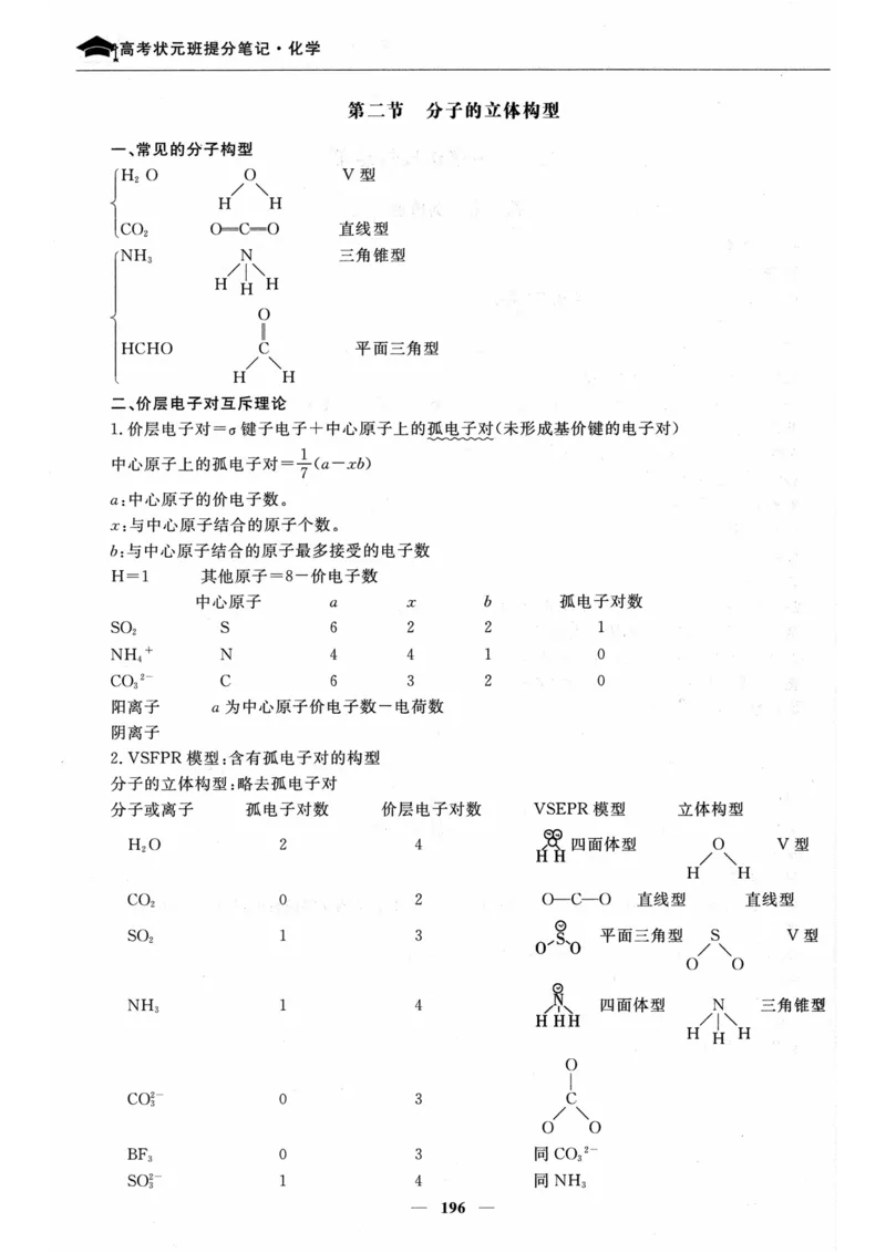 化学高考状元班提分笔记_高中三年全科资料_高中_高中1_《高考状元班提分笔记》