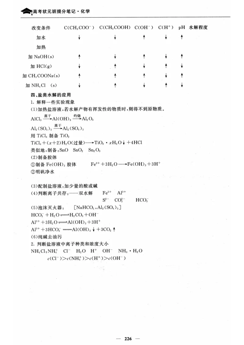 化学高考状元班提分笔记_高中三年全科资料_高中_高中1_《高考状元班提分笔记》