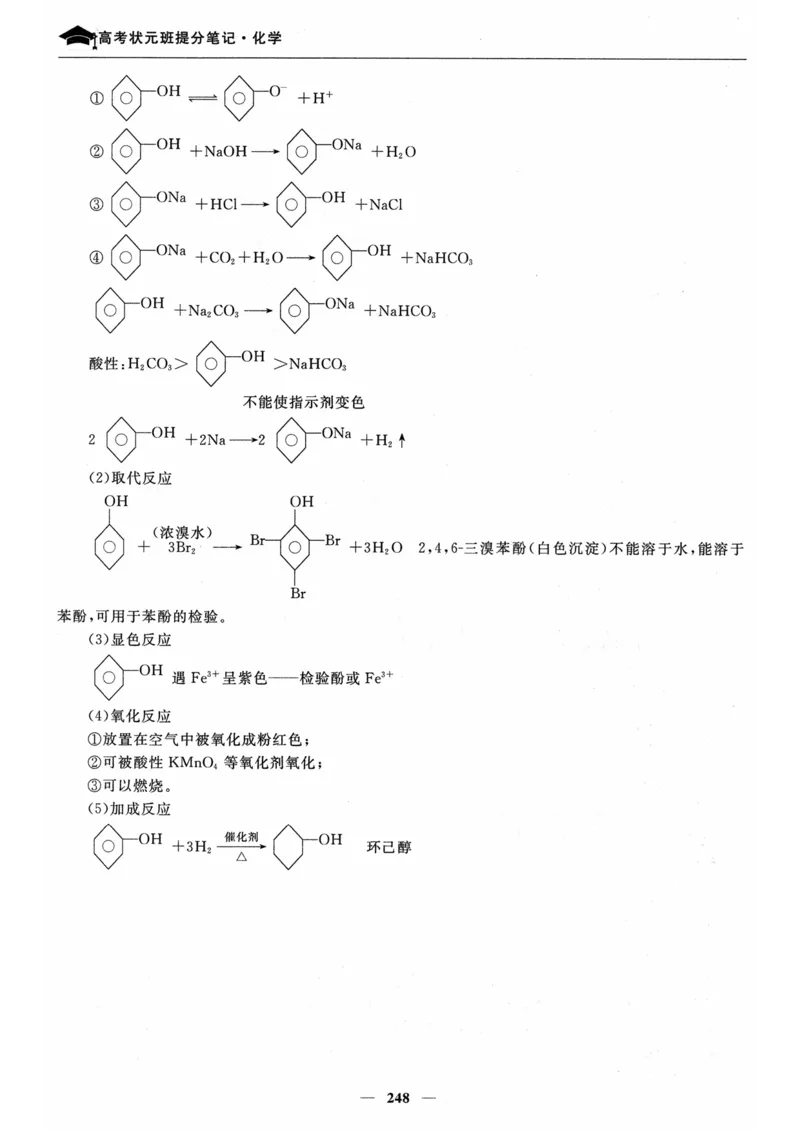 化学高考状元班提分笔记_高中三年全科资料_高中_高中1_《高考状元班提分笔记》
