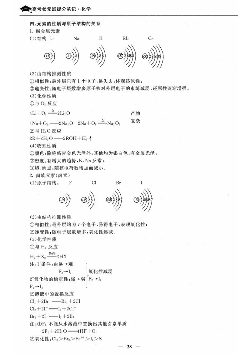 化学高考状元班提分笔记_高中三年全科资料_高中_高中1_《高考状元班提分笔记》