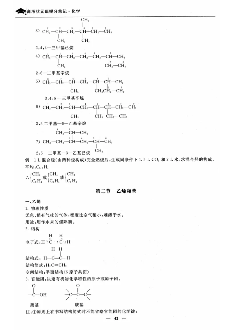 化学高考状元班提分笔记_高中三年全科资料_高中_高中1_《高考状元班提分笔记》