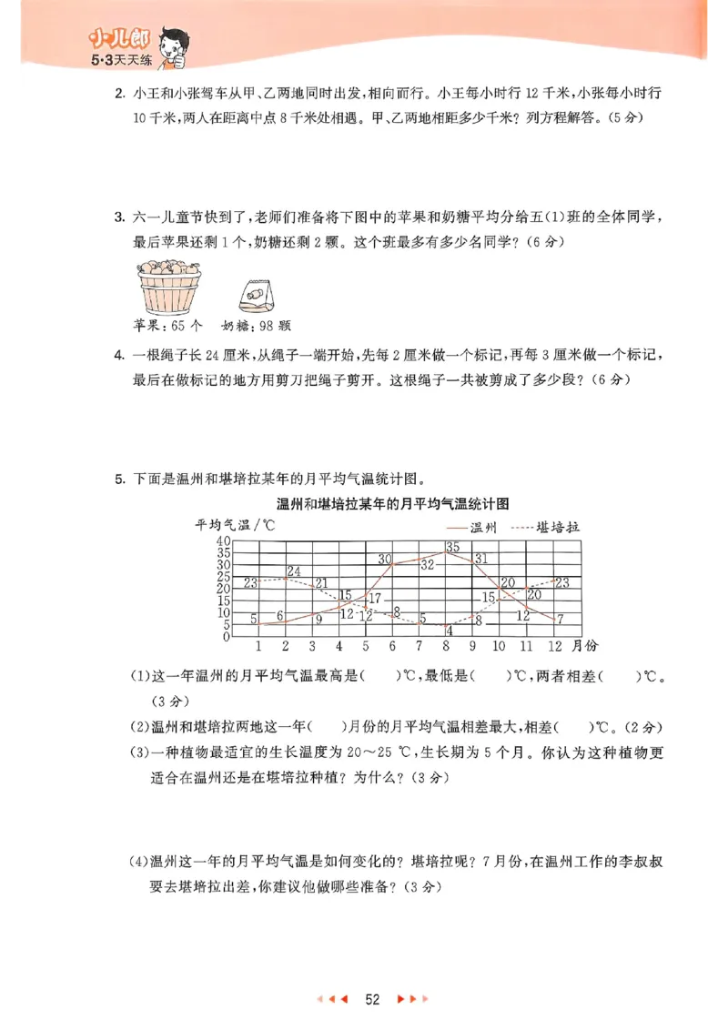 53天天练苏教数学5下_2026春小学教辅大合集_7-26春《53天天练》系列_26春《53天天练》数学_2025春苏教版数学1-6年级下册《53天天练》_25春53天天练苏教数学5下