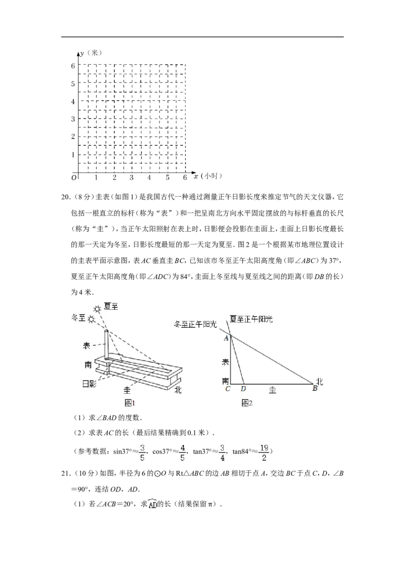 2022年浙江省绍兴市中考数学试卷_中考复习资料_语数英物化_2数学中考复习_2025中考复习资料_中考真题（近三年）_2022年全国中考数学150份