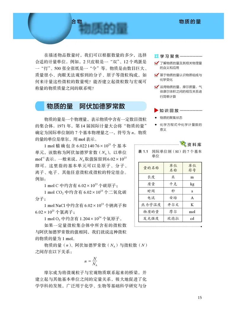 化学必修第一册_高中三年全科资料_高中_高中电子教材_高中化学_沪科版