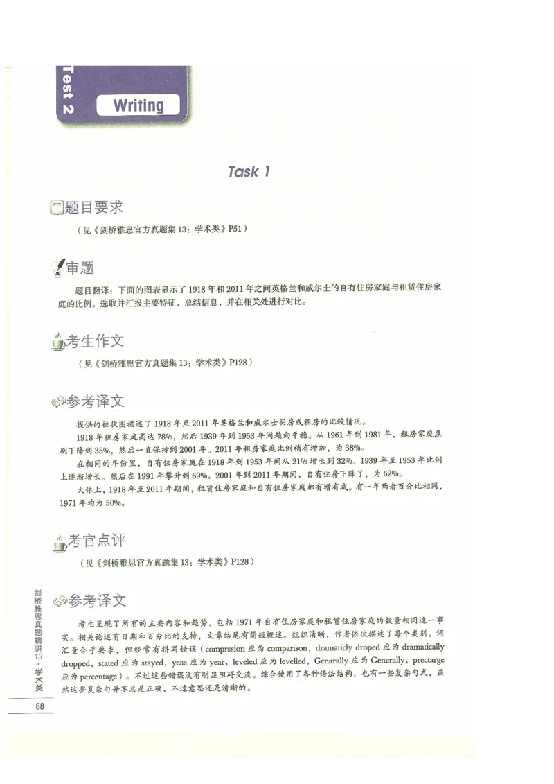 13剑桥雅思真题精讲13_剑雅真题+音频+解析1-20（已发）_雅思真题4-18_雅思A类全套4-18_剑雅精讲解析