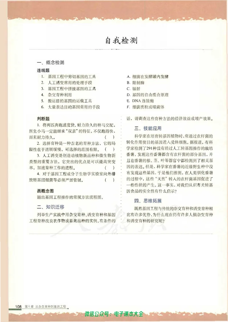 必修2《遗传与进化》_高中三年全科资料_高中_高中电子教材_旧教材_高中生物（人教旧版）_高中生物必修1-3（3本）
