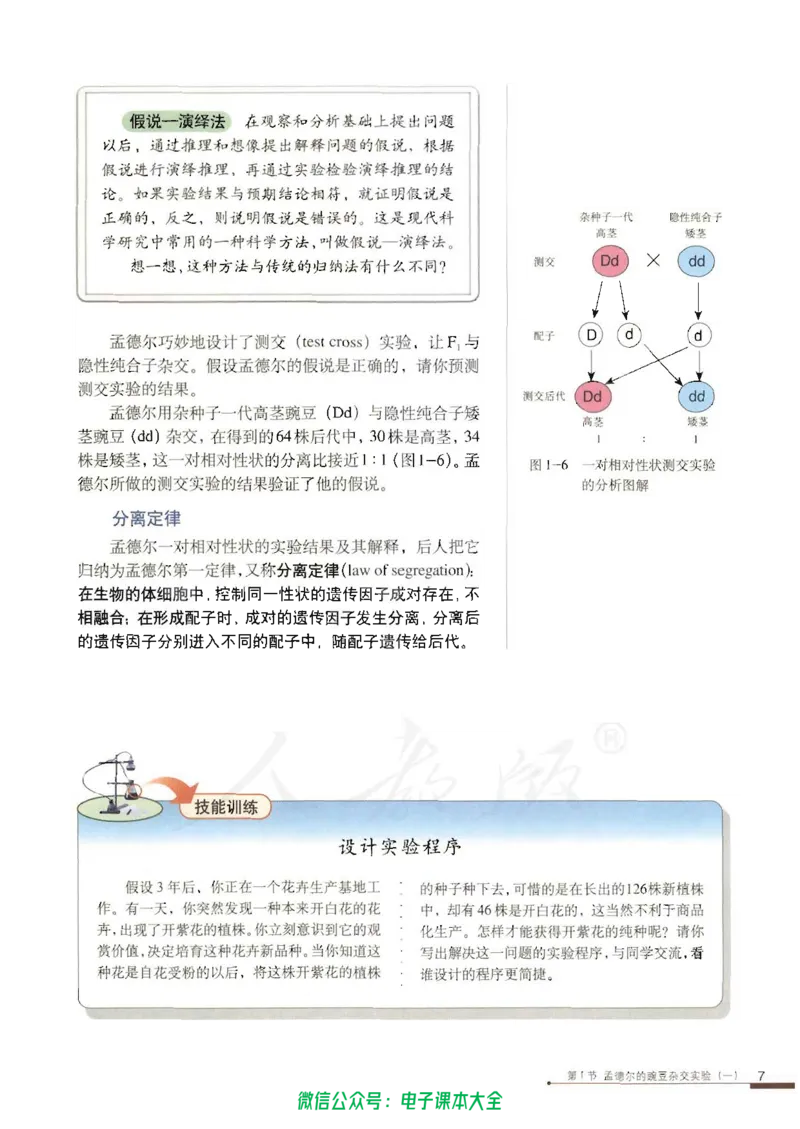 必修2《遗传与进化》_高中三年全科资料_高中_高中电子教材_旧教材_高中生物（人教旧版）_高中生物必修1-3（3本）