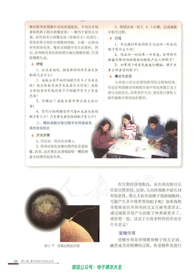 必修2《遗传与进化》_高中三年全科资料_高中_高中电子教材_旧教材_高中生物（人教旧版）_高中生物必修1-3（3本）