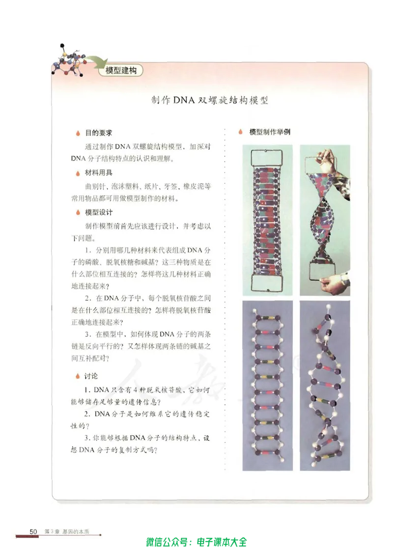 必修2《遗传与进化》_高中三年全科资料_高中_高中电子教材_旧教材_高中生物（人教旧版）_高中生物必修1-3（3本）