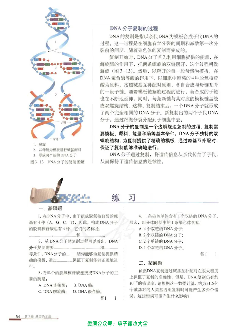 必修2《遗传与进化》_高中三年全科资料_高中_高中电子教材_旧教材_高中生物（人教旧版）_高中生物必修1-3（3本）
