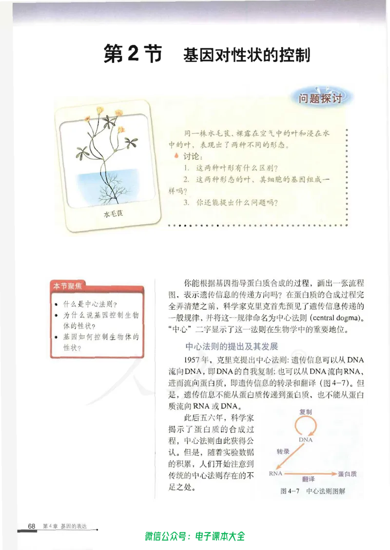 必修2《遗传与进化》_高中三年全科资料_高中_高中电子教材_旧教材_高中生物（人教旧版）_高中生物必修1-3（3本）