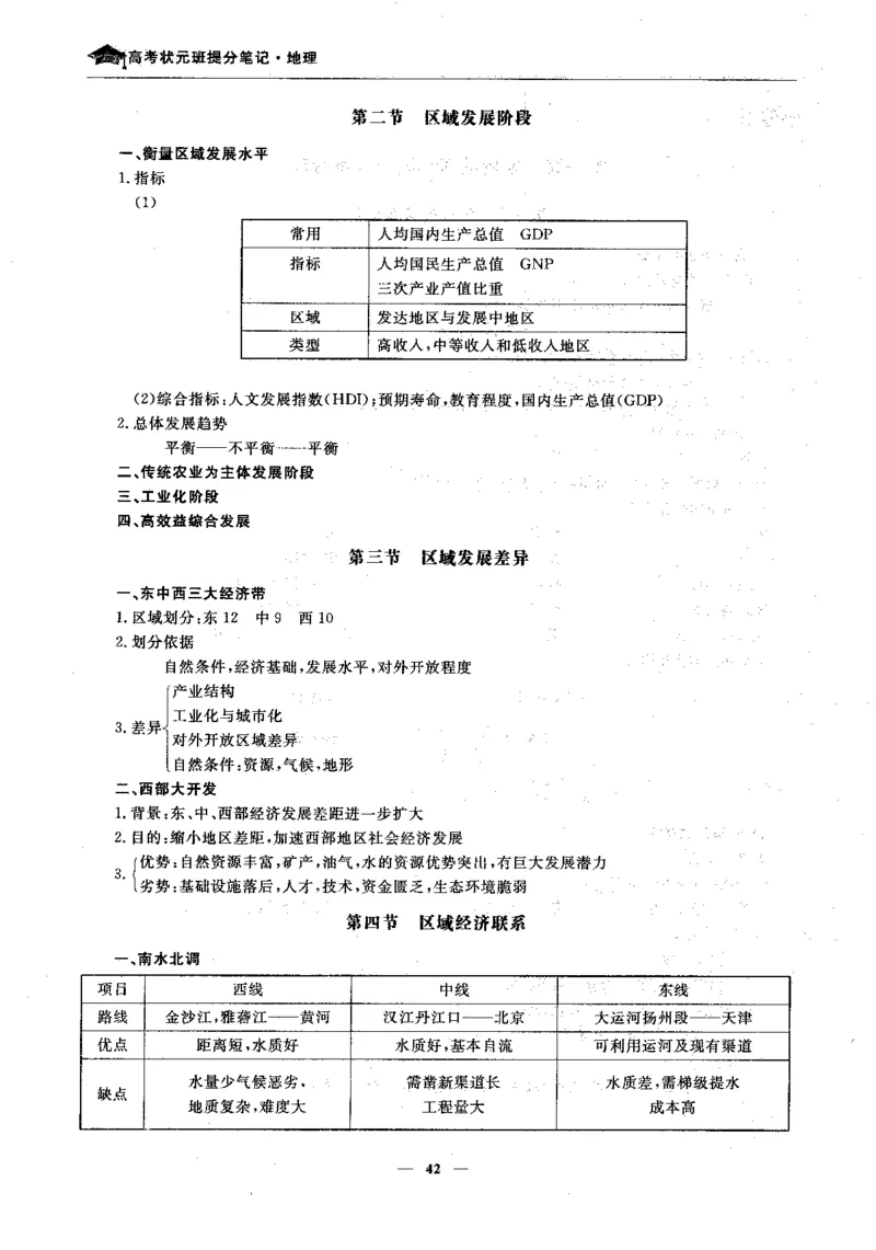 地理高考状元班提分笔记._高中三年全科资料_高中_高中1_《高考状元班提分笔记》