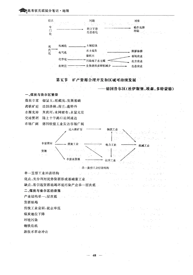 地理高考状元班提分笔记._高中三年全科资料_高中_高中1_《高考状元班提分笔记》