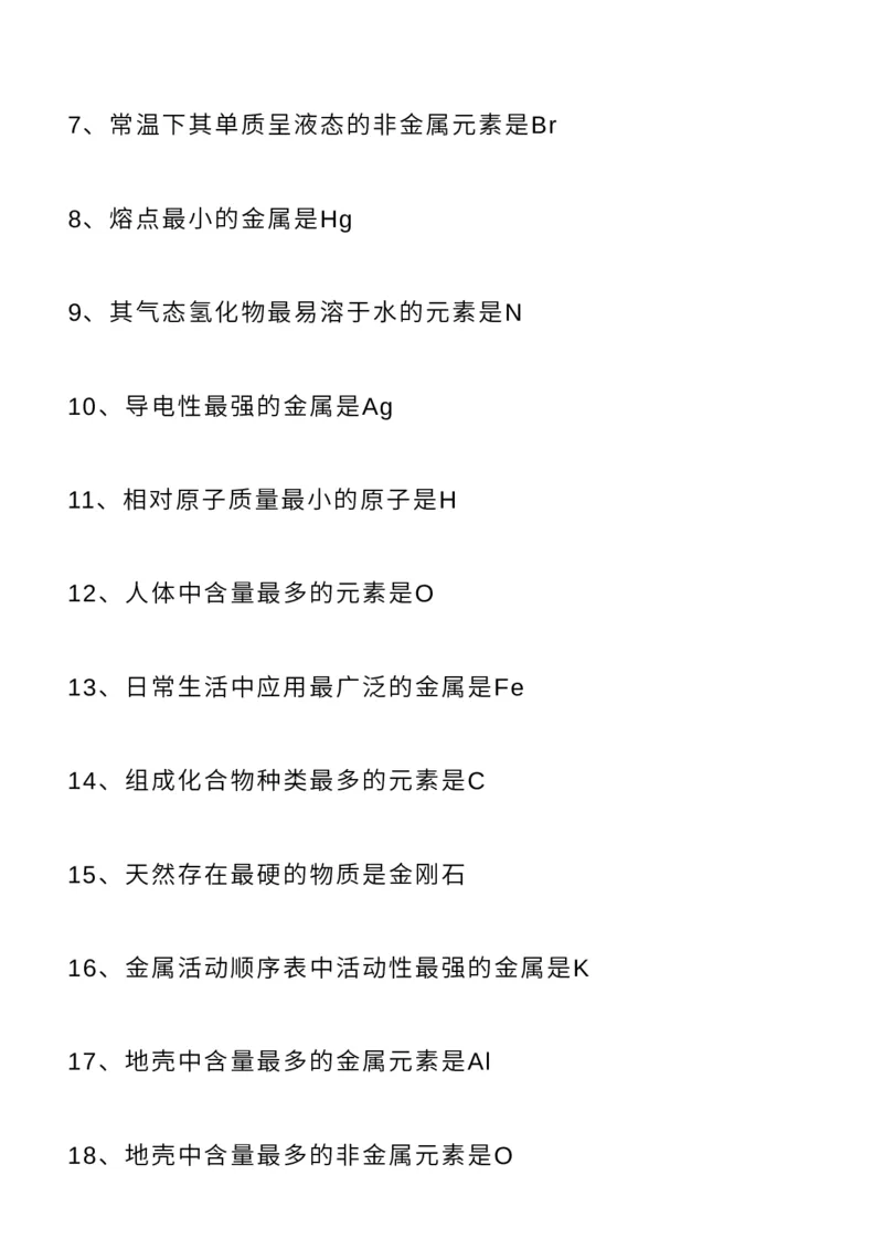 收藏高中常考化学方程式+知识点+口诀，高中三年都适用！_高中三年全科资料_高中_1高中基础资料包_A-高中必背9科知识点_化学