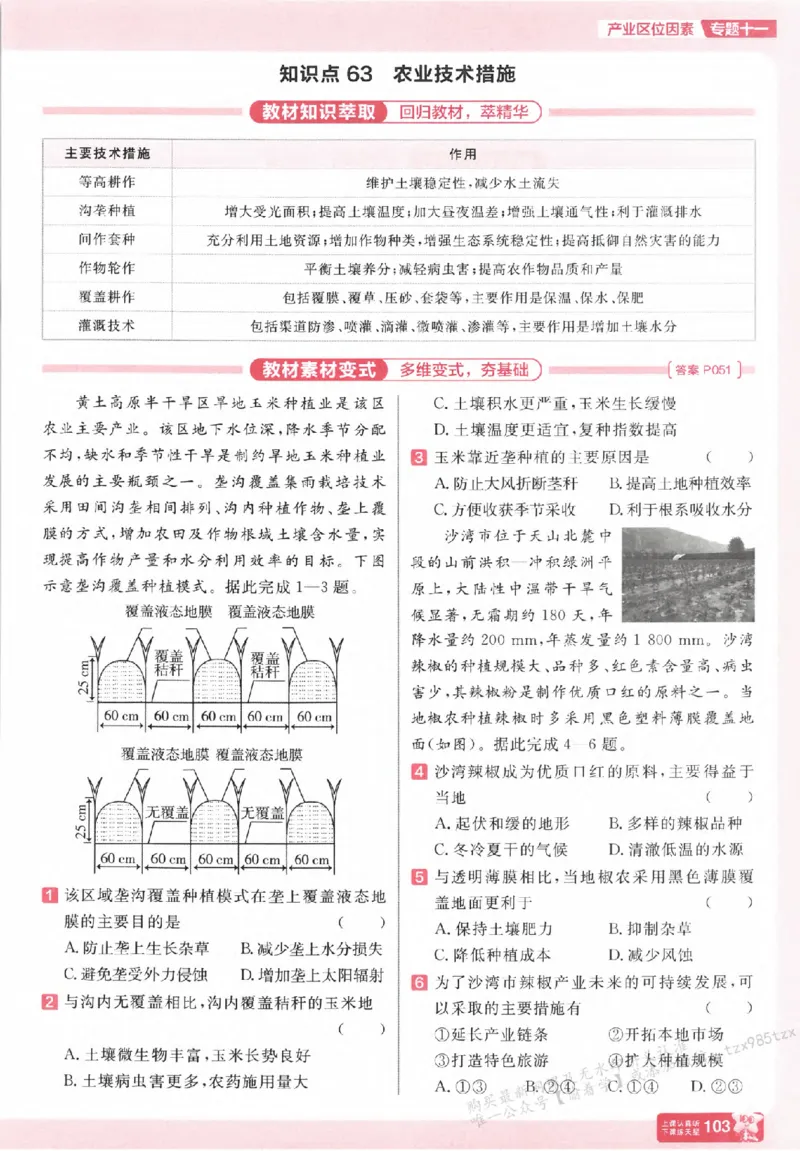 地理_高中三年全科资料_高中_高中1_2026版天星高考《基础双练》九科全套_2026天星高考系列基础双练地理