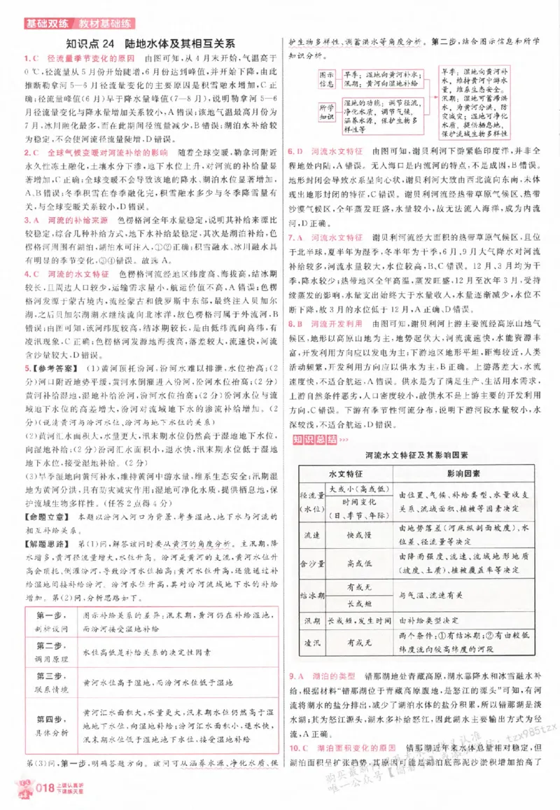 地理_高中三年全科资料_高中_高中1_2026版天星高考《基础双练》九科全套_2026天星高考系列基础双练地理
