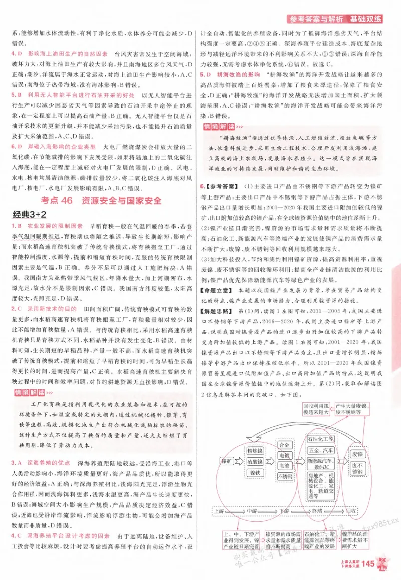 地理_高中三年全科资料_高中_高中1_2026版天星高考《基础双练》九科全套_2026天星高考系列基础双练地理