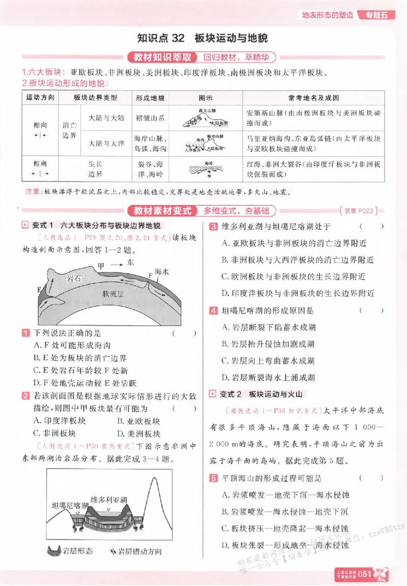 地理_高中三年全科资料_高中_高中1_2026版天星高考《基础双练》九科全套_2026天星高考系列基础双练地理