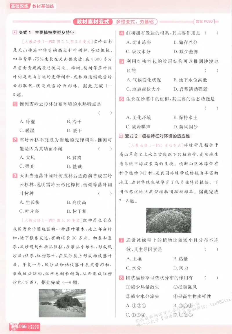 地理_高中三年全科资料_高中_高中1_2026版天星高考《基础双练》九科全套_2026天星高考系列基础双练地理