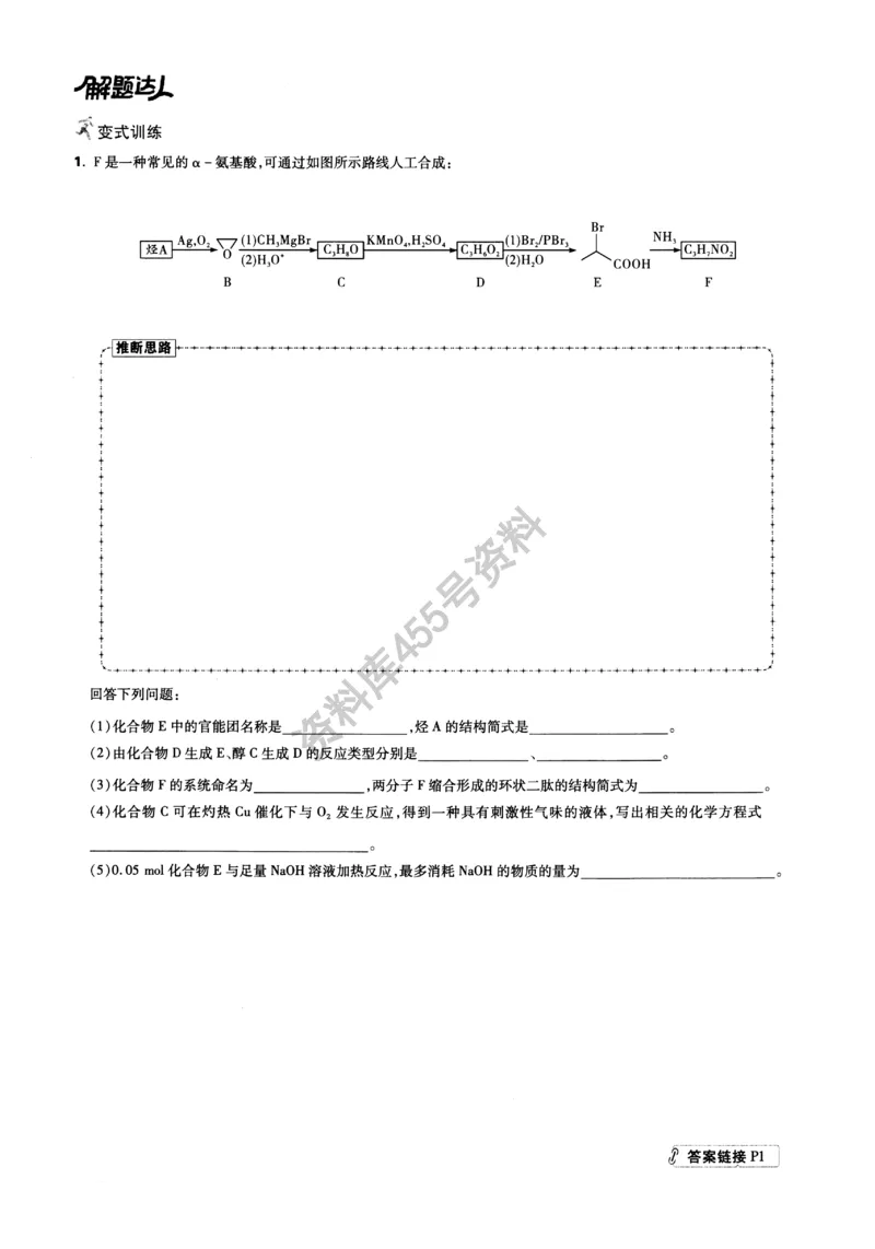 化学解题达人有机合成篇_高中三年全科资料_高中_高中知识点整理_化学