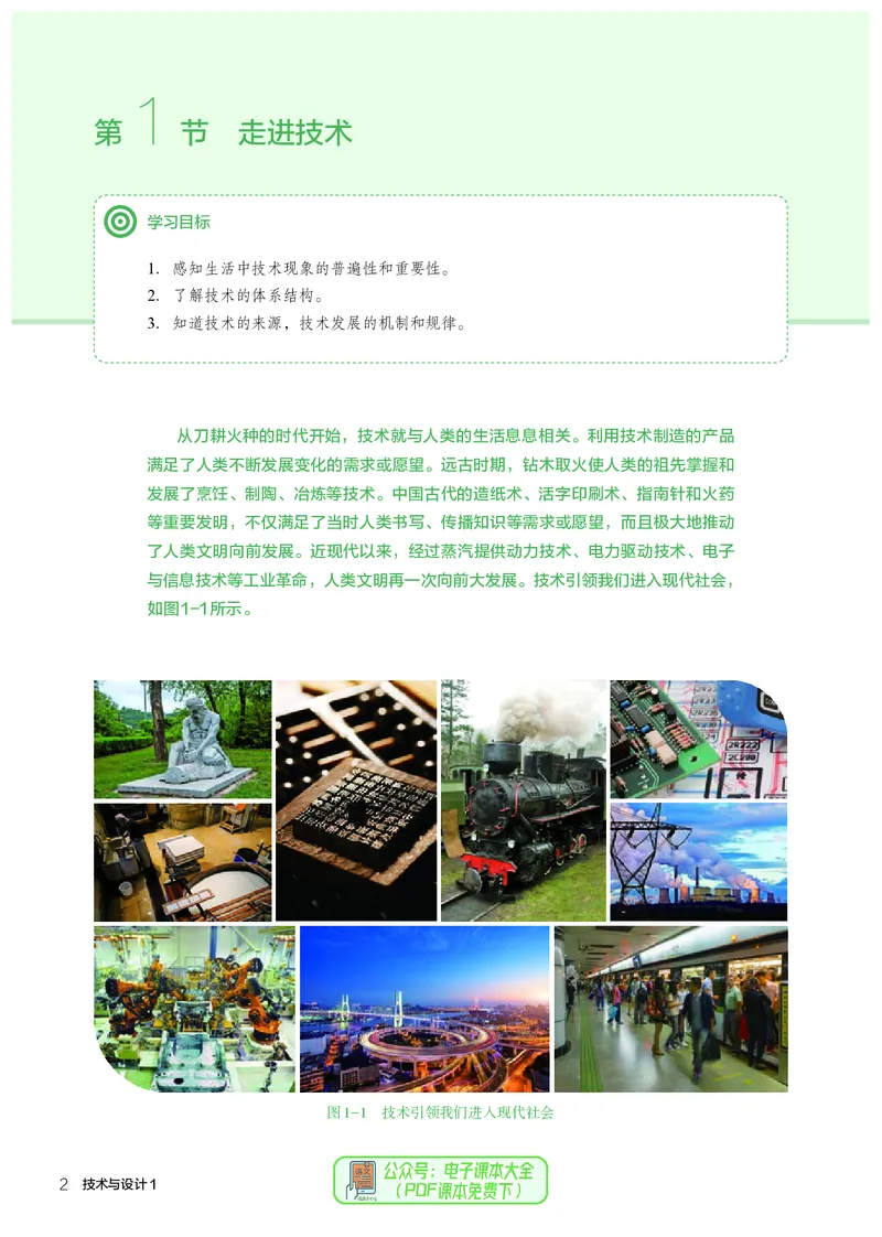 必修1技术与设计1_高中三年全科资料_高中_高中电子教材_高中通用技术_人教版