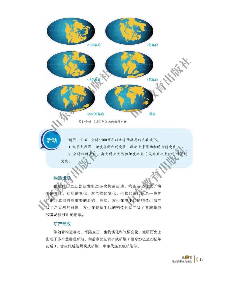 2019新鲁教版高中地理必修一_电子课本_最新版高中全科高清电子课本_9高中地理课本_鲁教版