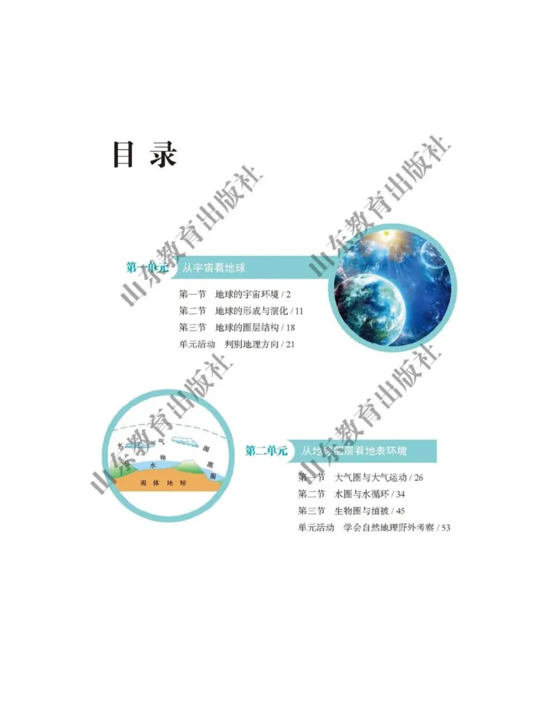 2019新鲁教版高中地理必修一_电子课本_最新版高中全科高清电子课本_9高中地理课本_鲁教版