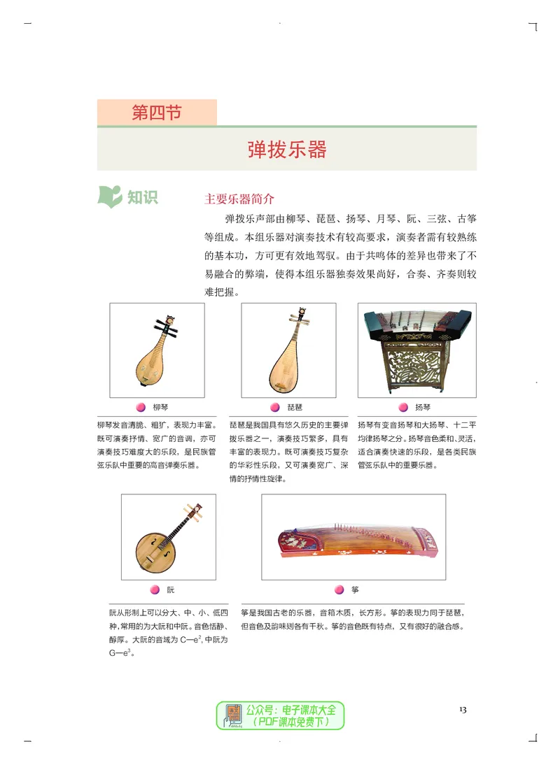 必修3演奏(乐队&middot;吉他)_高中三年全科资料_高中_高中电子教材_高中音乐_人音版_必修（6本）