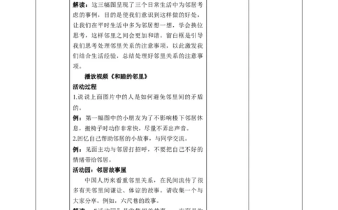 6.3不给邻居添麻烦教案_26新三年级道法下册（统编版）_版本二_教学课件_课件三无动画效果_6邻居家的小伙伴（第三课时）