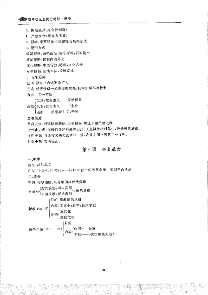 历史高考状元班提分笔记._高中三年全科资料_高中_高中1_《高考状元班提分笔记》