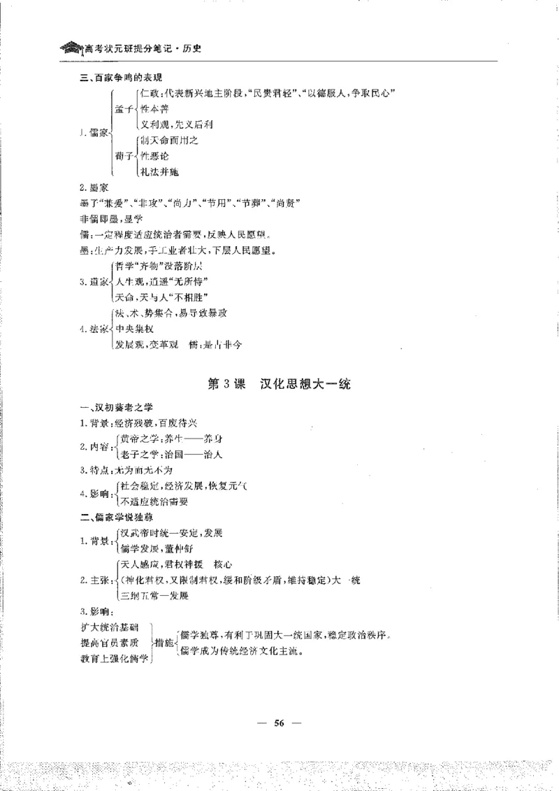 历史高考状元班提分笔记._高中三年全科资料_高中_高中1_《高考状元班提分笔记》