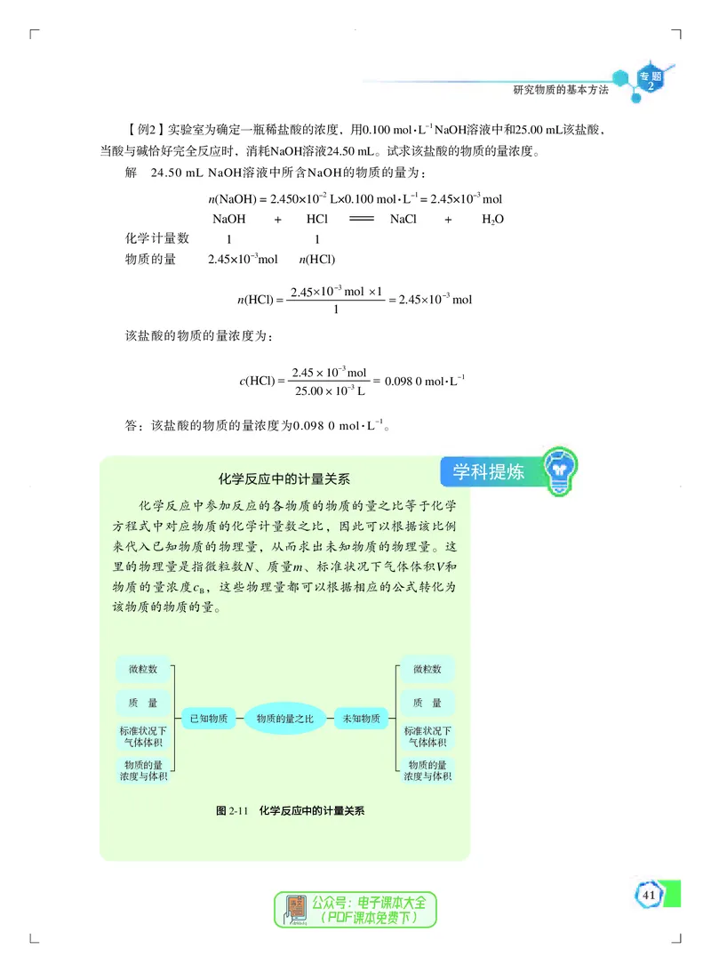 必修第一册（苏教版）_高中三年全科资料_高中_高中电子教材_高中化学_苏教版