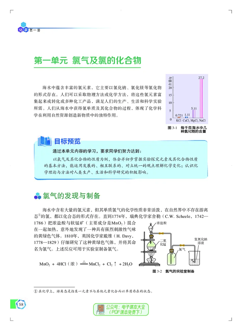 必修第一册（苏教版）_高中三年全科资料_高中_高中电子教材_高中化学_苏教版