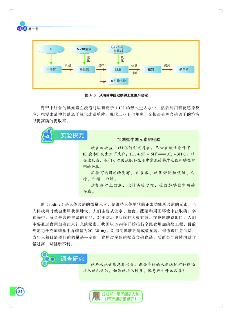 必修第一册（苏教版）_高中三年全科资料_高中_高中电子教材_高中化学_苏教版