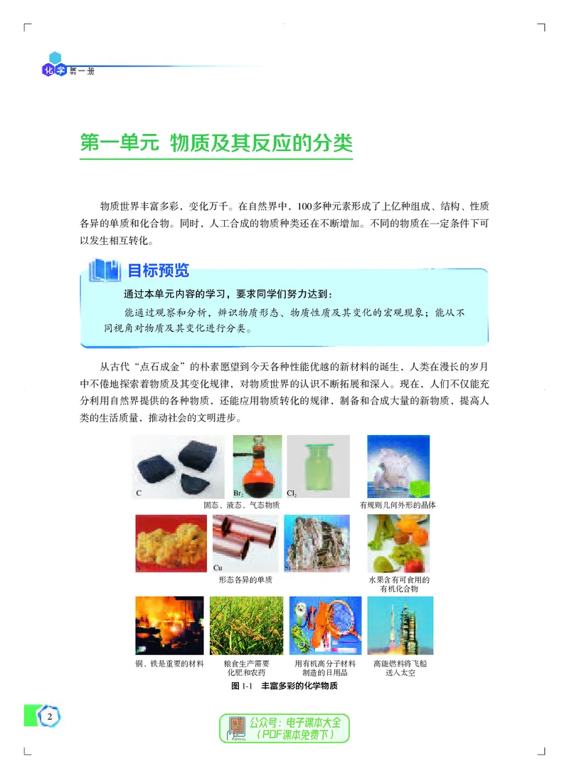 必修第一册（苏教版）_高中三年全科资料_高中_高中电子教材_高中化学_苏教版