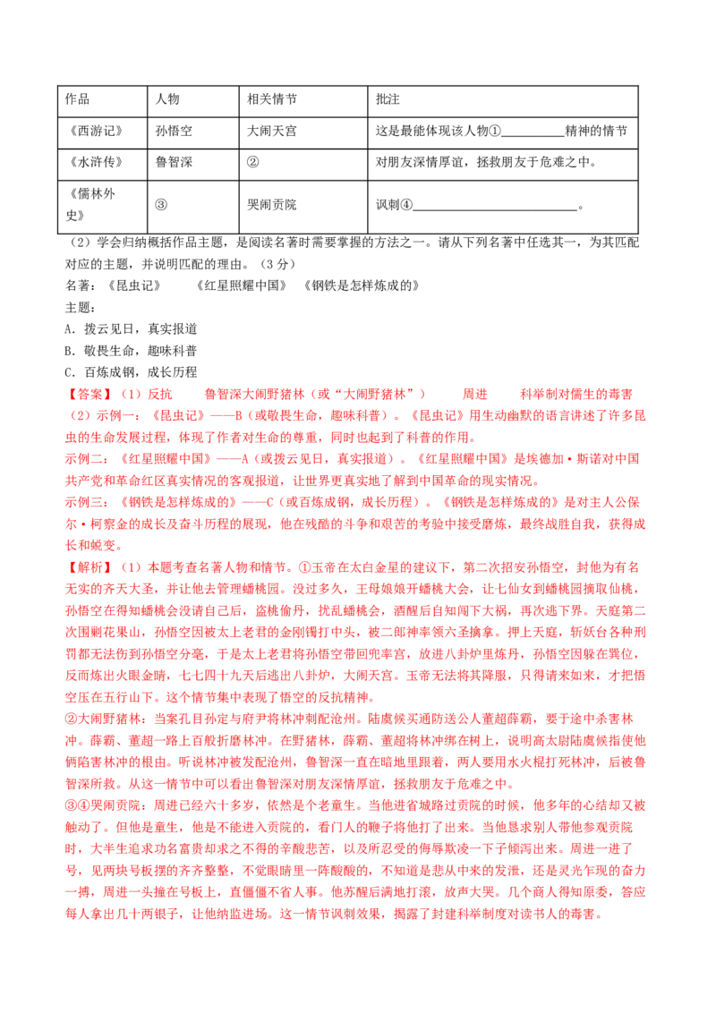 2024年中考押题预测卷01（南京卷）-语文（全解全析）_中考复习资料_语数英物化_1语文中考复习_赠送：2024中考模拟题_押题预测