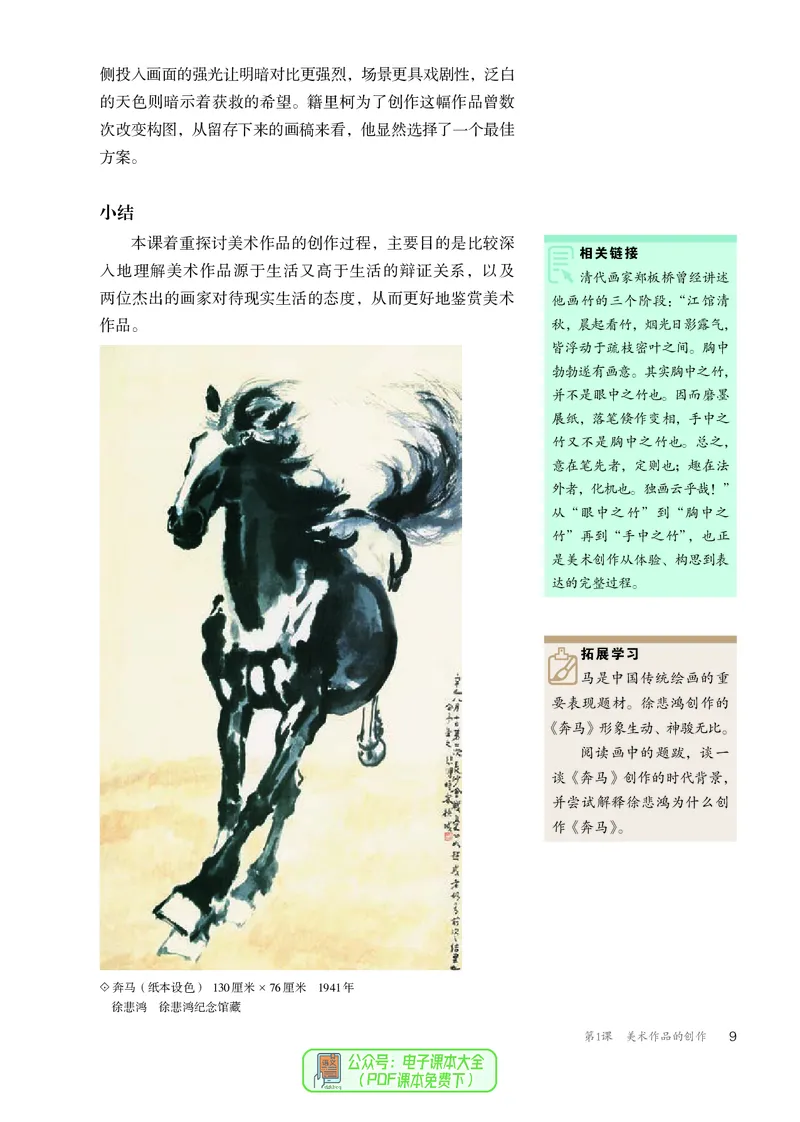 必修美术鉴赏_高中三年全科资料_高中_高中电子教材_高中美术_人教版