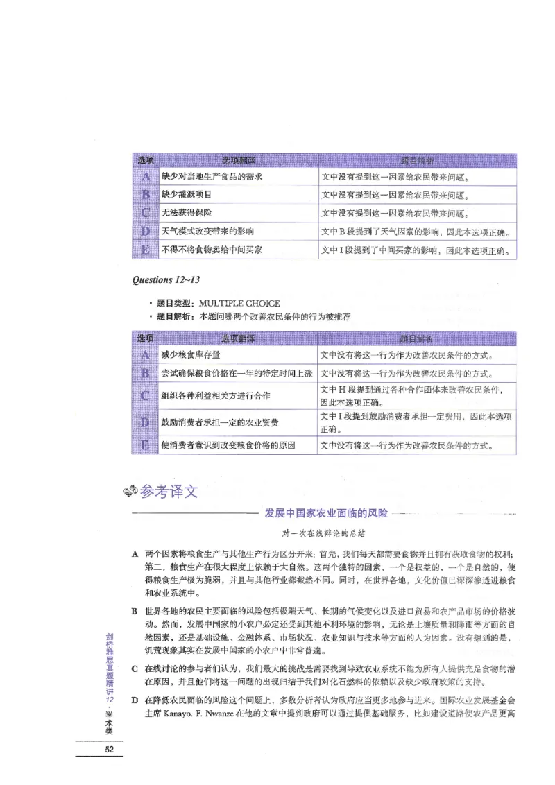 12剑桥雅思真题精讲12_剑雅真题+音频+解析1-20（已发）_雅思真题4-18_雅思A类全套4-18_剑雅精讲解析
