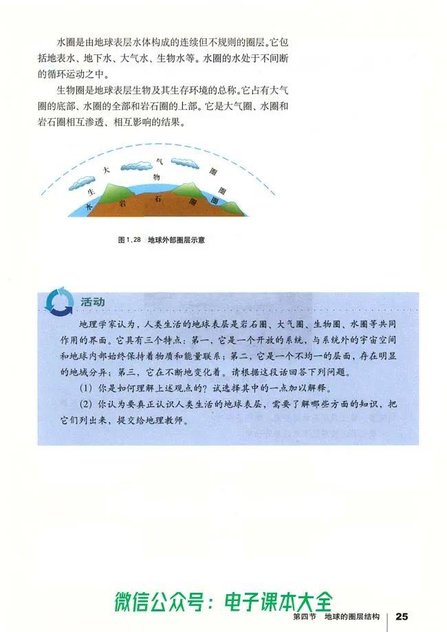 地理必修1_高中三年全科资料_高中_高中电子教材_旧教材_高中地理（人教旧版）_高中地理必修1-3（3本）