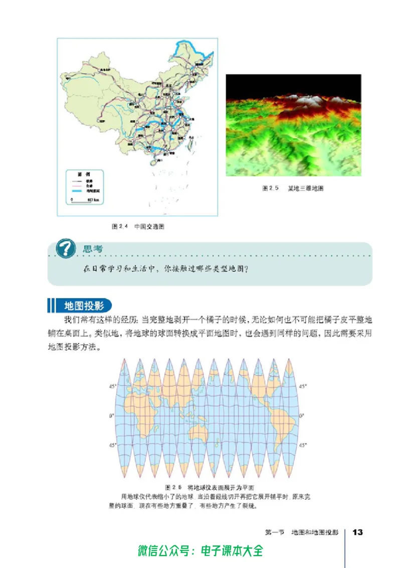 地理选修7《地理信息技术应用》_高中三年全科资料_高中_高中电子教材_旧教材_高中地理（人教旧版）_高中地理选修1-7（7本）