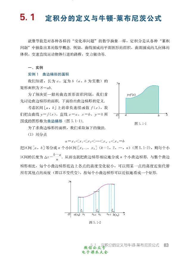 数学A类微积分_高中三年全科资料_高中_高中电子教材_高中数学_人教版_选修