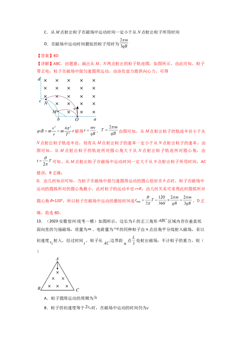 易错点11磁场-（4大陷阱）-备战2024年高考物理考试易错题（解析版）_高中三年全科资料_高中_15高中全科《高考易错题》2025版_高考物理备战2025年高考易错题（新高考专用）
