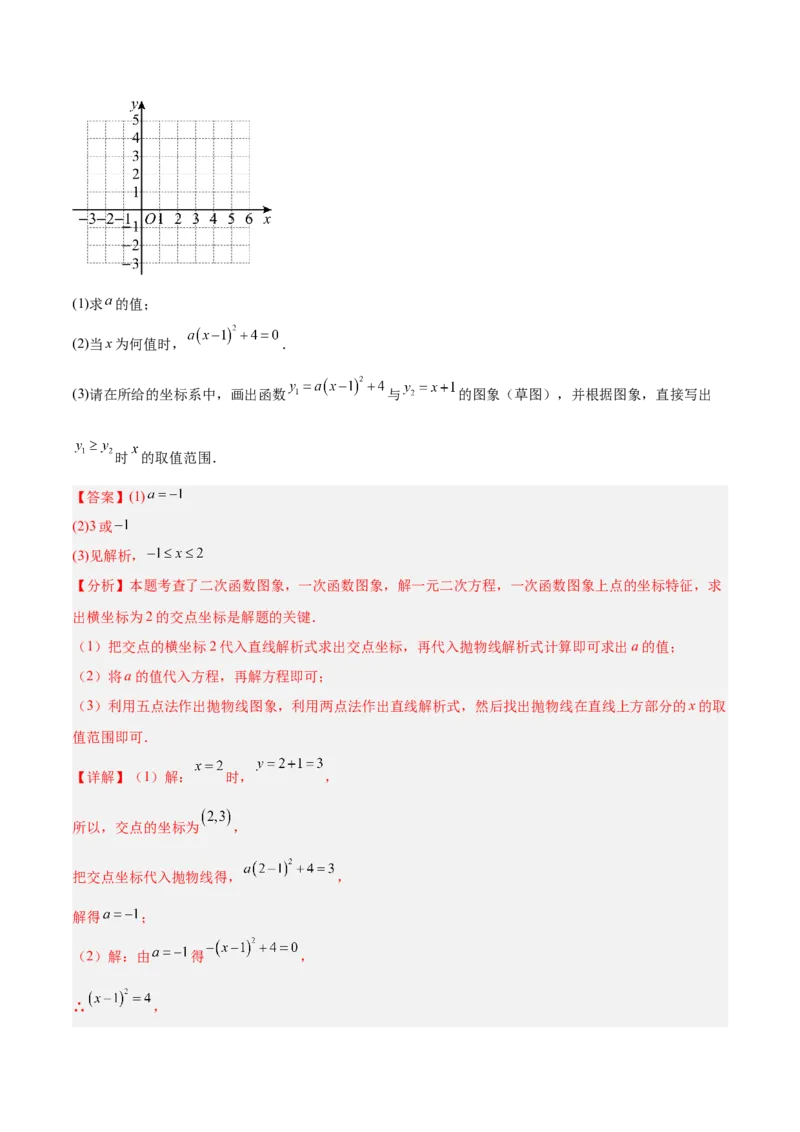 专题06二次函数章末56道压轴题型专训（8大题型）（教师版）_人教版数学九年级上册_版本二_九年级数学上册（人教版）_重难点专题提升-V7_2026版
