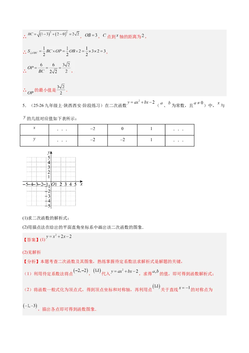 专题06二次函数章末56道压轴题型专训（8大题型）（教师版）_人教版数学九年级上册_版本二_九年级数学上册（人教版）_重难点专题提升-V7_2026版
