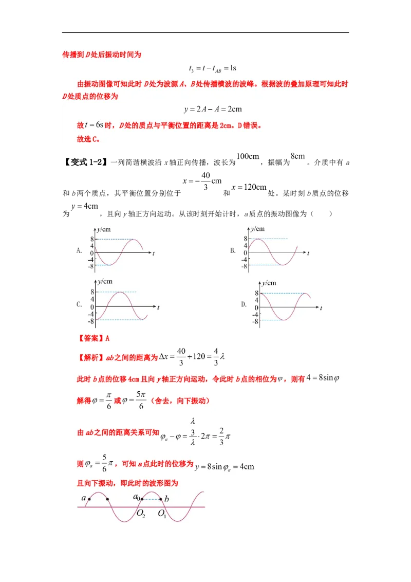 易错点08振动和波.（3大陷阱）-备战2024年高考物理考试易错题（解析版）docx_高中三年全科资料_高中_15高中全科《高考易错题》2025版_高考物理备战2025年高考易错题（新高考专用）