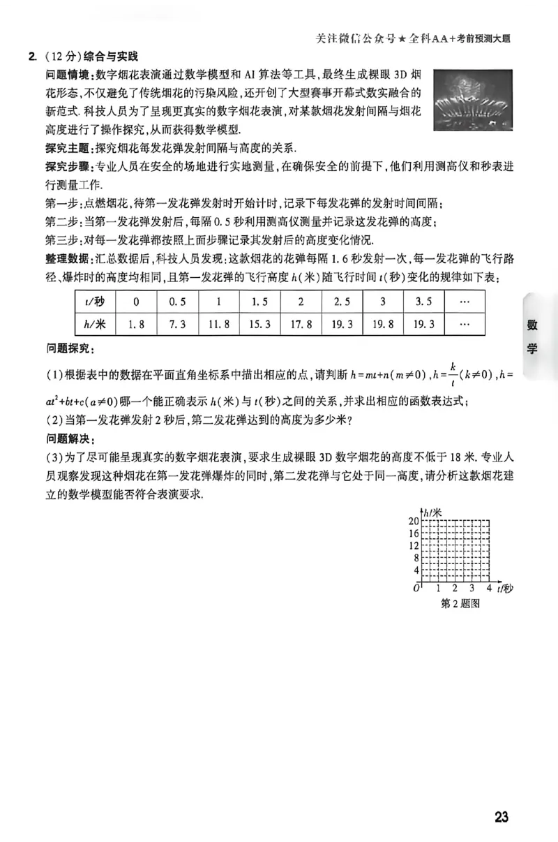 2026《万唯中考&bull;内蒙古黑白卷》预测大题_2026中考押题卷合集_2026《万唯中考黑白卷》地方版(1)_2026《万唯中考&bull;内蒙古黑白卷》7科