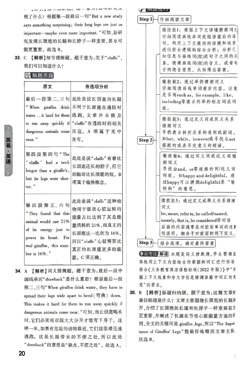 2026《万唯中考&bull;山东黑白卷》英语黑卷答案_2026中考押题卷合集_2026《万唯中考黑白卷》地方版(1)_2026《万唯中考&bull;山东黑白卷》7科_2026《万唯中考&bull;山东黑白卷》7科(扫描版)