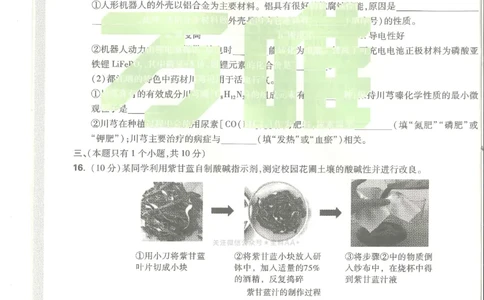2026《万唯中考&bull;成都黑白卷》化学白卷_2026中考押题卷合集_2026《万唯中考黑白卷》地方版(1)_2026《万唯中考&bull;成都黑白卷》5科_2026《万唯中考&bull;成都黑白卷》化学