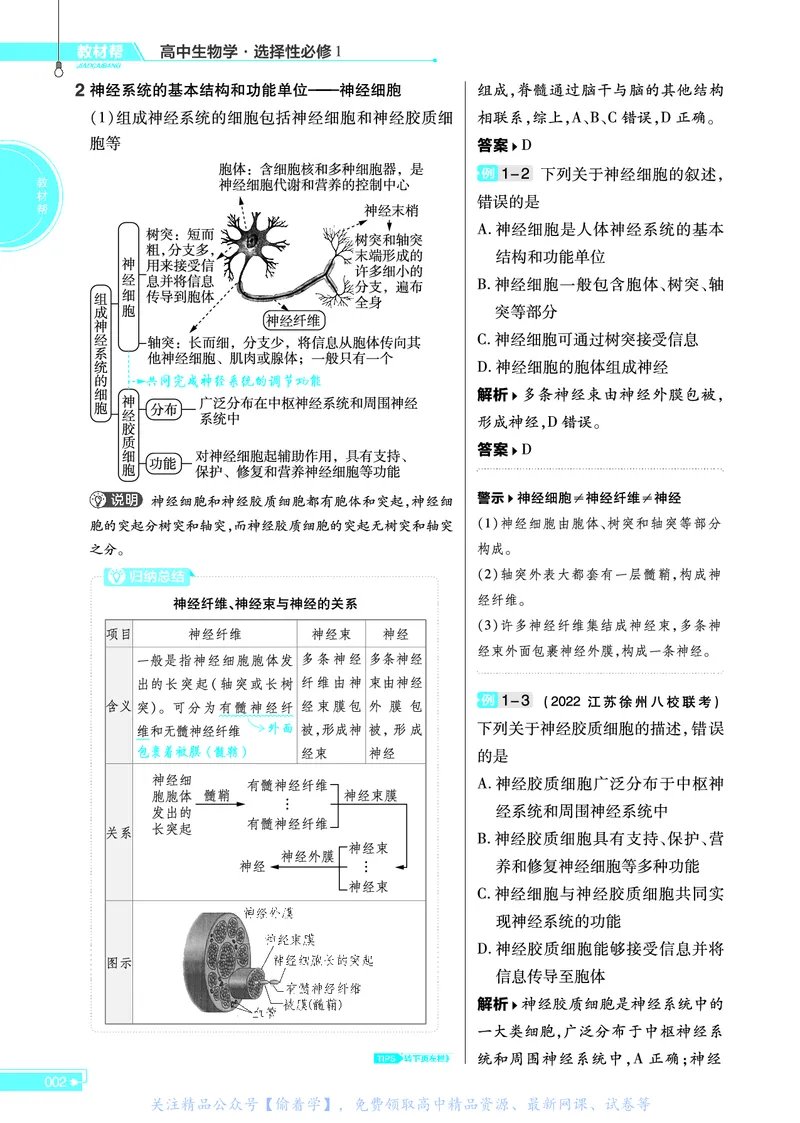 教材帮高中生物学选择性必修1（配SJ版）_高中三年全科资料_高中_高中电子教材_高中《教材帮》2025版高中《教材帮》（全科高清）_教材帮高中生物