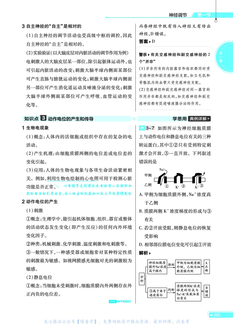 教材帮高中生物学选择性必修1（配SJ版）_高中三年全科资料_高中_高中电子教材_高中《教材帮》2025版高中《教材帮》（全科高清）_教材帮高中生物